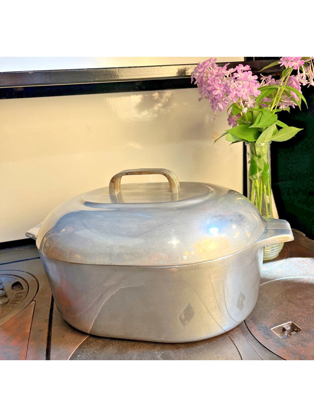 Vintage Magnalite Wagner Ware Sidney O 4265-P Roaster Dutch Oven w/ Lid